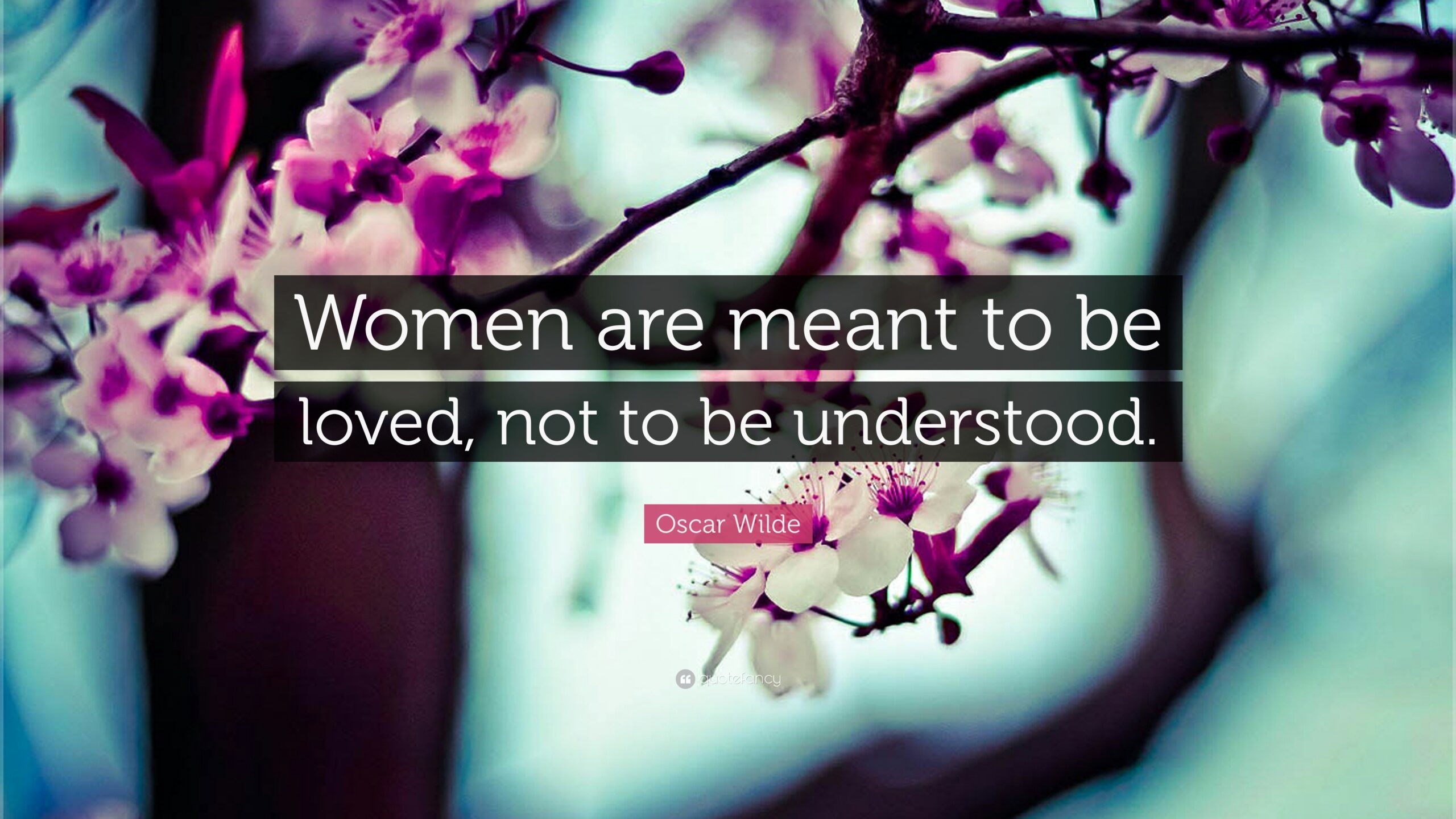 Woman Are Meant To Be Loved Not To Be Understood Meaning