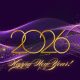 Happy New Year 2026 Background Images HD Purple Lovers